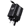 20W GaN Fast Charger with Dual Retractable Cables