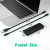 NVMe SSD Case with USB Hub & Card Reader