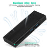 NVMe SSD Case with USB Hub & Card Reader