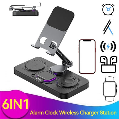 6 in 1 Wireless Charging Station