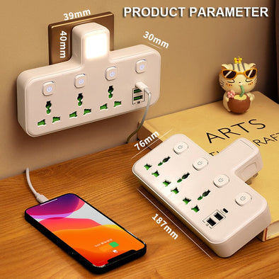 6 in 1 Power Outlet Extender