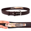 Anti-Theft Leather Belt
