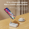 2 in 1 Phone Stand with Bluetooth Speaker