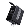 20W GaN Fast Charger with Dual Retractable Cables