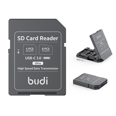 SD Card–Style Multi-Slot Card Reader & Storage