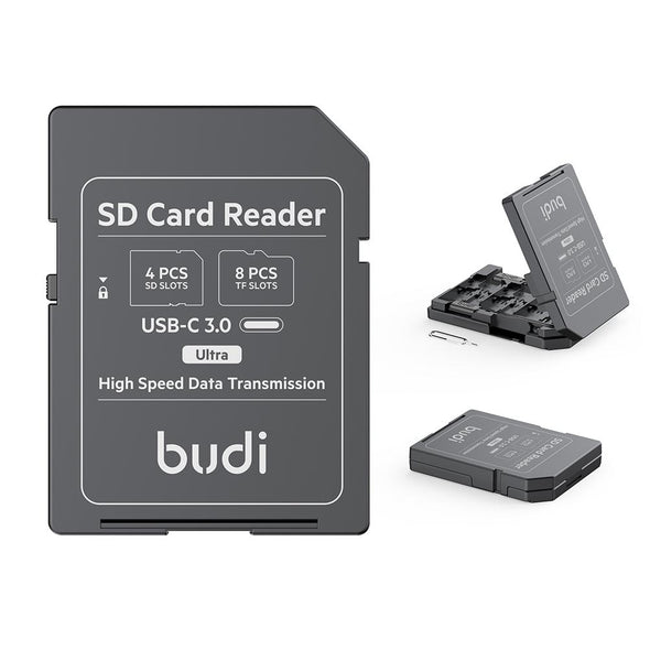 SD Card–Style Multi-Slot Card Reader & Storage