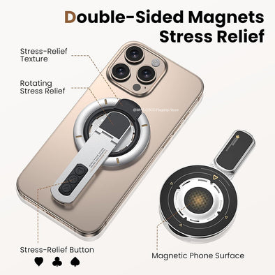 3-in-1 Double-Sided Magnetic Phone Stand