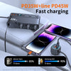 9-Port Car Charger Adapter with Retractable Cable