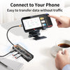 6 in 1 Transparent USB C Hub