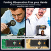 Folding Digital Microscope – 500X Zoom, Autofocus, 2" Screen