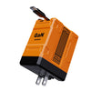 20W GaN Fast Charger with Dual Retractable Cables