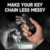 Smart Key Holder with Built-in AirTag Chip & GPS Tracking
