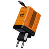 20W GaN Fast Charger with Dual Retractable Cables