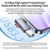 Portable 2-in-1 USB-C to USB3.1 & TF2.0 10Gbps Card Reader