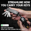 Smart Key Holder with Built-in AirTag Chip & GPS Tracking