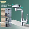 Multi-Functional 4-Mode Waterfall Basin Faucet