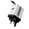 20W GaN Fast Charger with Dual Retractable Cables