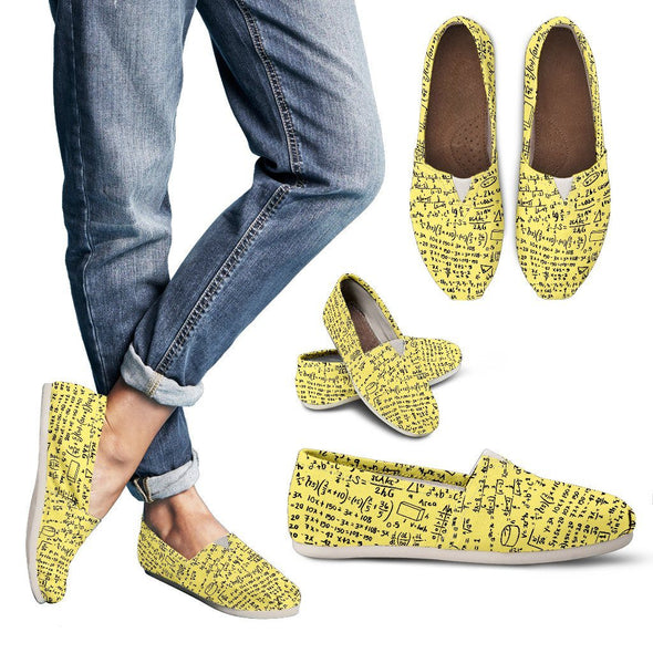 Math Equations Casual Shoes