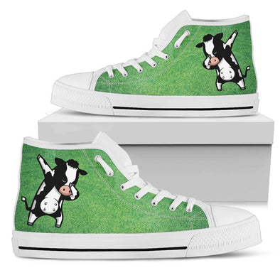 Cow Dabbing Shoes (Grass Background)