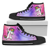 Unicorn Dabbing Shoes (Watercolor Background)