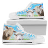 Sheep High Top Shoes