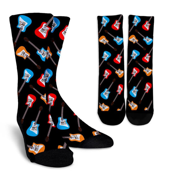 Electric Guitar Crew Socks