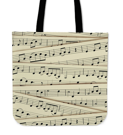 Sheet Music Tote Bag