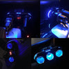 3-Socket Car Lighter Splitter with 2 USB Ports