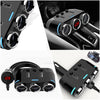 3-Socket Car Lighter Splitter with 2 USB Ports