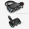 3-Socket Car Lighter Splitter with 2 USB Ports