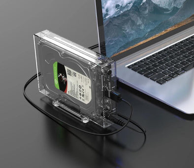 3.5" Transparent Hard Drive Enclosure