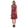 Neuroscience Sleeveless Dress (Purple & Red Color)