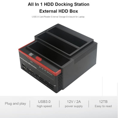 Dual Bay IDE/SATA Hard Drive Docking Station