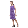 Neuroscience Sleeveless Dress (Purple & Red Color)