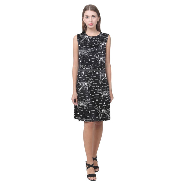 Veterinary Doodle Sleeveless Dress