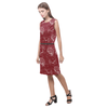 Neuroscience Sleeveless Dress (Purple & Red Color)