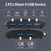 4-Port USB Switch with Controller