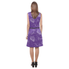 Neuroscience Sleeveless Dress (Purple & Red Color)