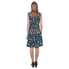 Accountant Doodles Sleeveless Dress