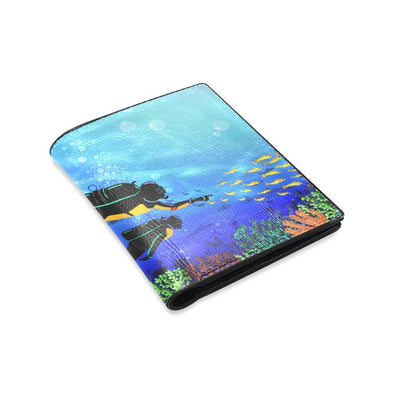 Scuba Diving Leather Wallet