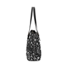 Science Doodle Leather Tote Bag