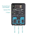 8 in 1 Credit Card Sized SIM & microSD Card Case