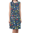 Accountant Doodles Sleeveless Dress