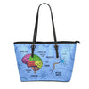 Neuroscience Leather Tote Bag