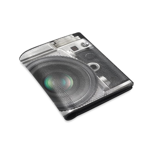 Vintage Camera Leather Wallet