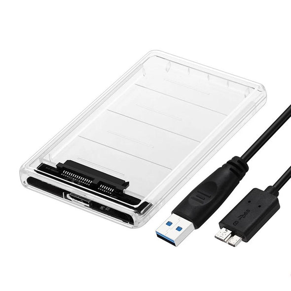 2.5" Transparent Hard Drive Enclosure