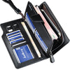 Baellery Leather Wallet (Passport Holder & 2 Sim Card Slots)