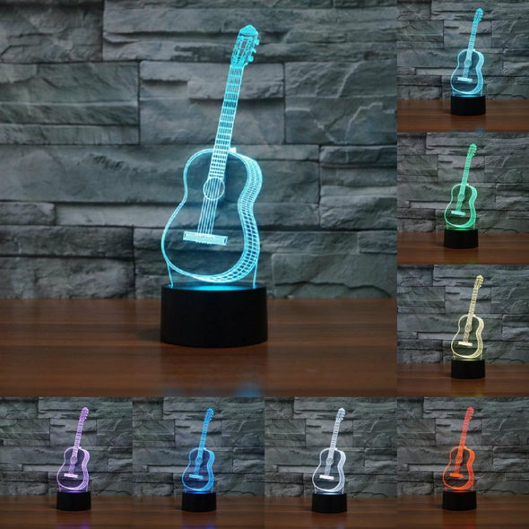 LED Classical Guitar Lamp