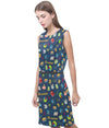 Accountant Doodles Sleeveless Dress