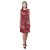 Neuroscience Sleeveless Dress (Purple & Red Color)
